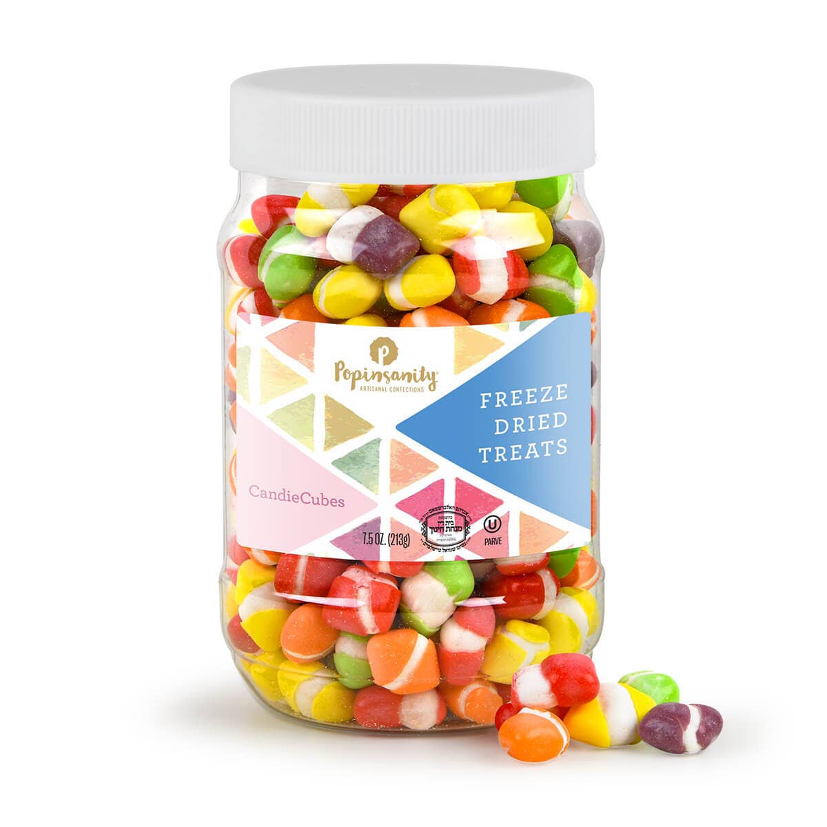 Popinsanity Candie Cubes - Vegan Freeze-Dried Candy - 7.3 oz