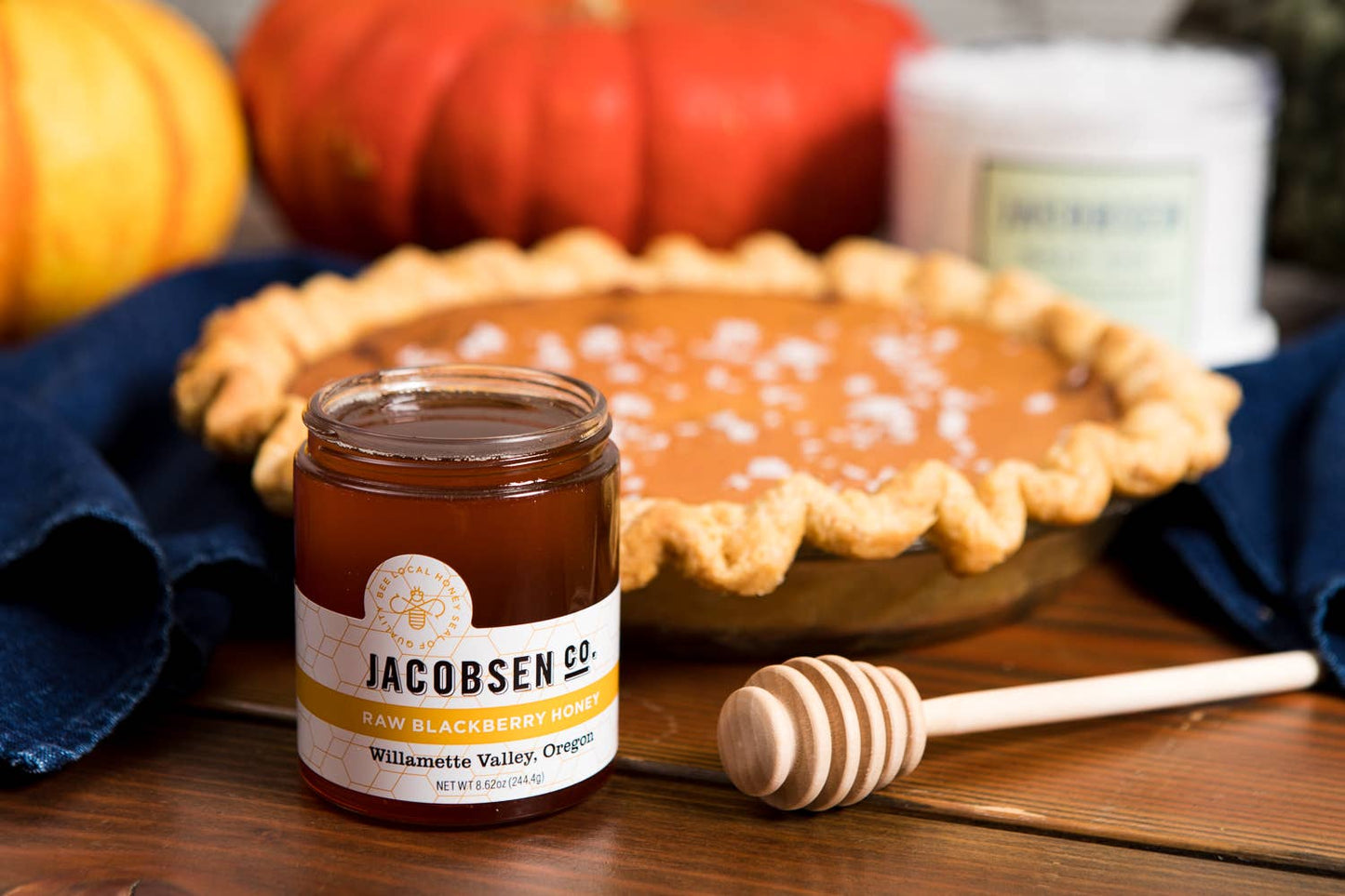 Jacobsen Salt Co. - Raw Blackberry Honey - Single Origin Honey
