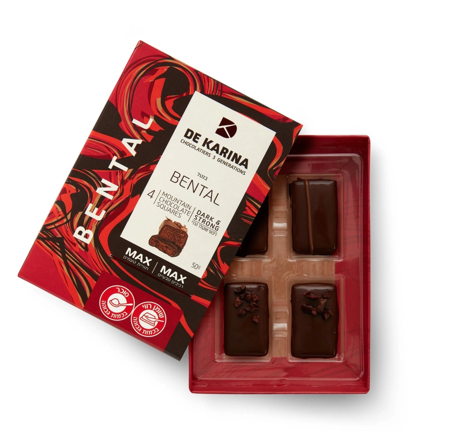 Made in Israel DeKarina Bental Dark & Strong - 4 pieces