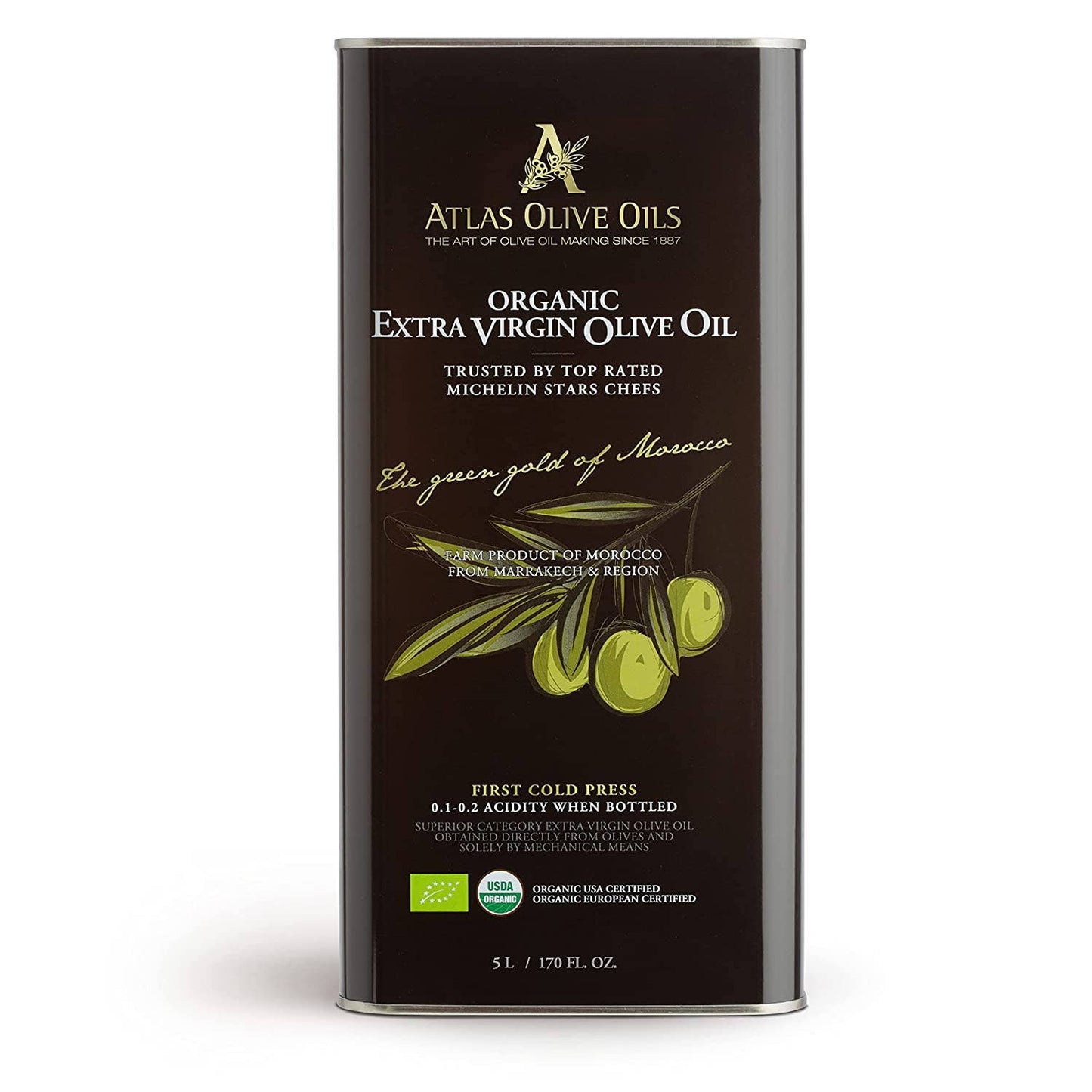 Atlas Organic Extra Virgin Olive Oil - 750ML