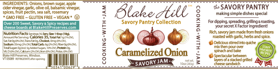 Blake Hill Preserves - Caramelized Onion Savory Jam