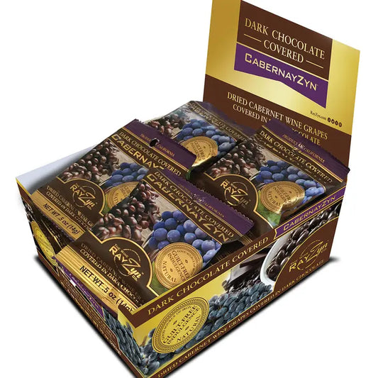 Chocolate Covered Cabernayzyn®-0.5oz-Cabernet Wine Raisins® - 20 units