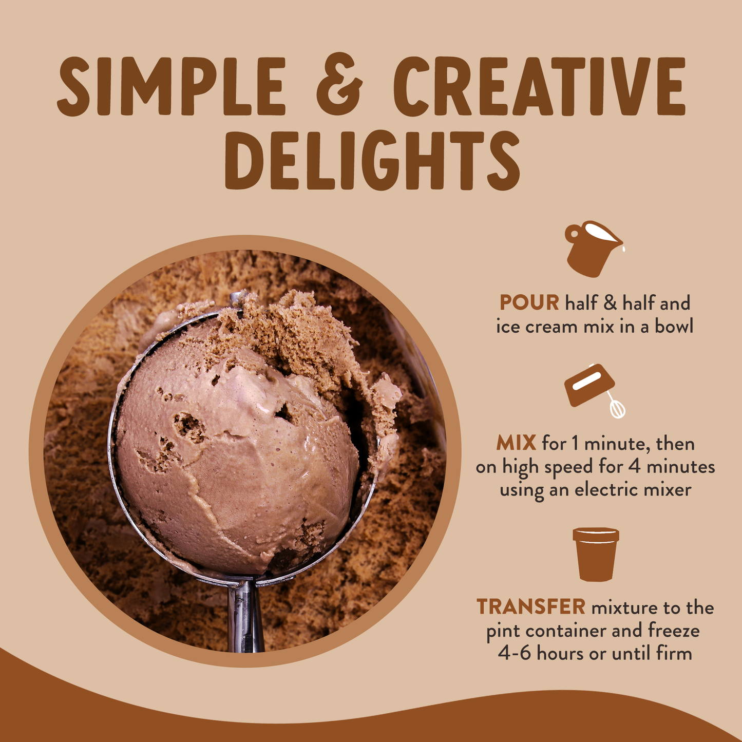 True Scoops - True Scoops Chocolate Ice Cream Mix (Min 6 units)