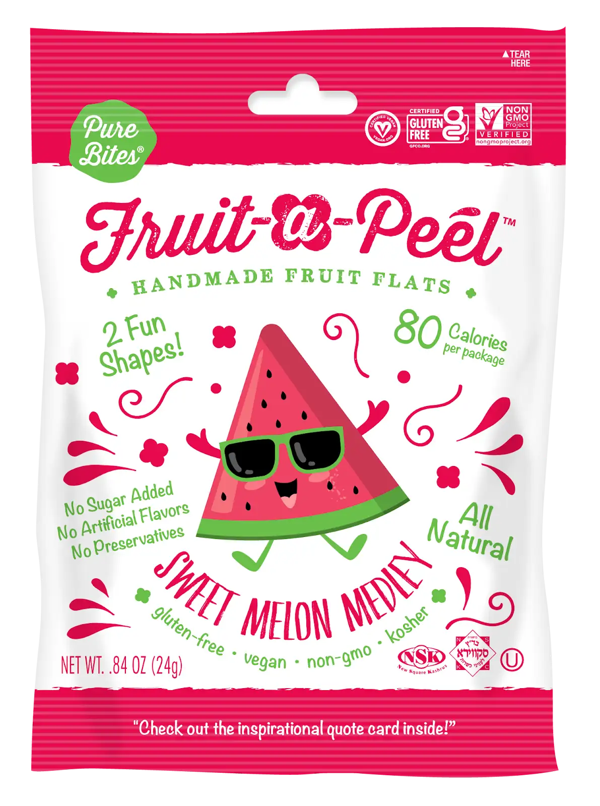 Fruit-a-Peel - Fruit-a-Peel Sweet Melon Medley Fruit Flats