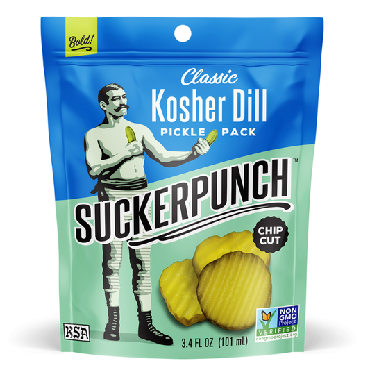 SuckerPunch Pickles - Classic Dill Snack Pack