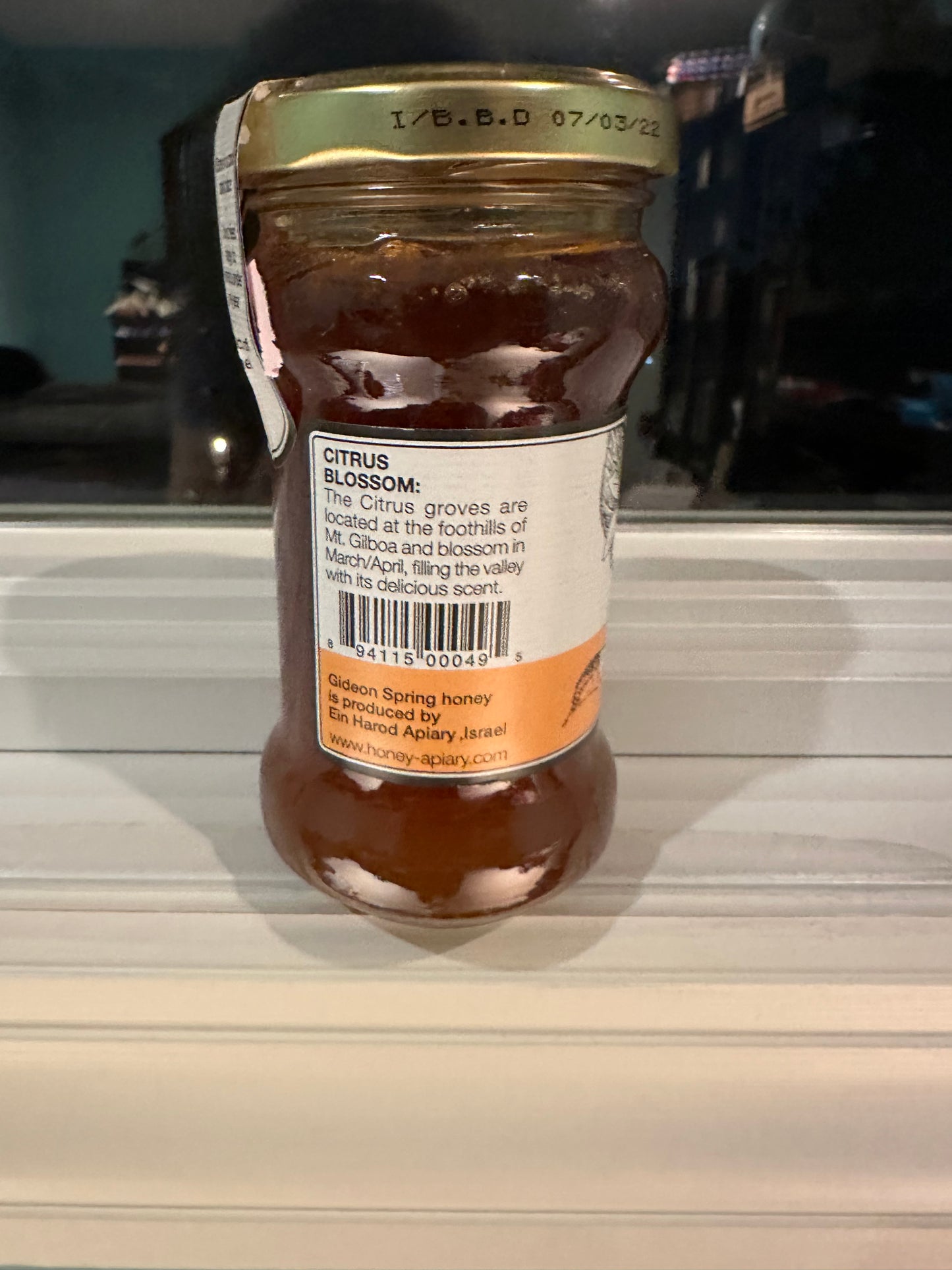 Gideon Spring Pure Honey — Citrus Blossom - 8.8 oz MADE IN ISRAEL