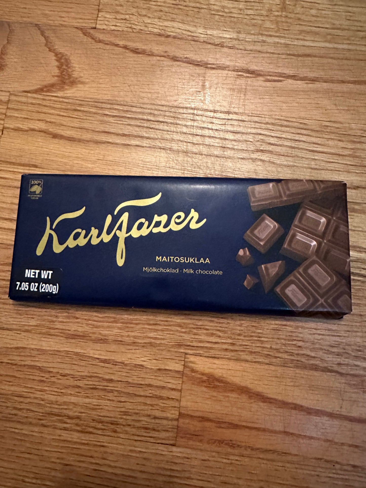 Fazer chocolate bar - 7.05 oz bb date: 03/24