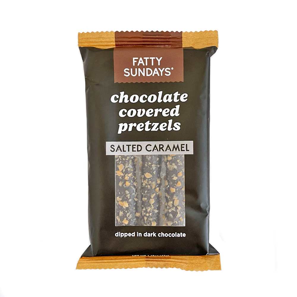 Fatty Sundays - Salted Caramel Chocolate Covered Pretzels