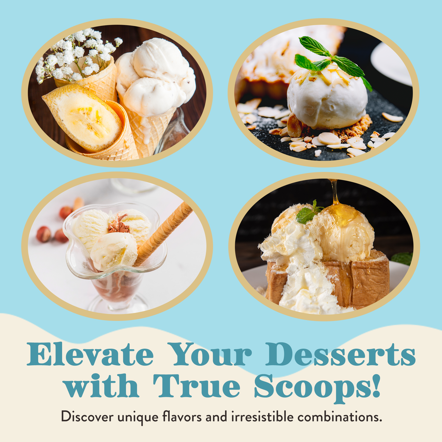 True Scoops - True Scoops Vanilla Ice Cream Mix (Min 6 units)