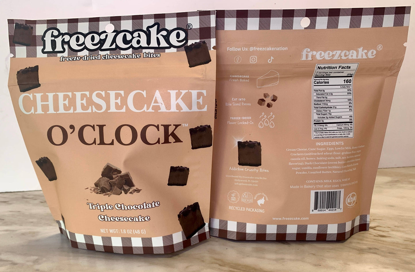 Freezcake - Triple Chocolate Freeze-Dried Cheesecake Bites