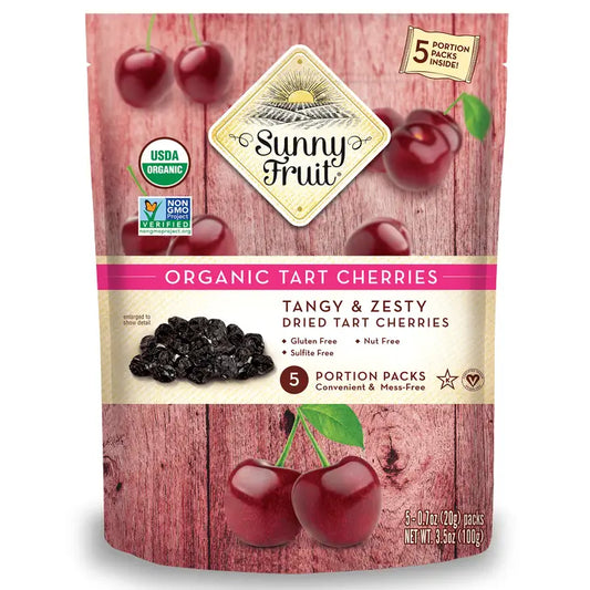 Sunny Fruit Organic Dried Tart Cherries - bags