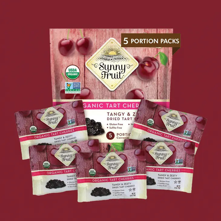 Sunny Fruit Organic Dried Tart Cherries - bags