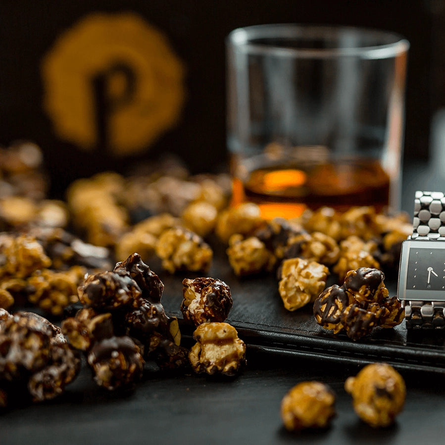 Popinsanity Popcorn - Vegan Caramel Chocolate Drizzle - 6 oz