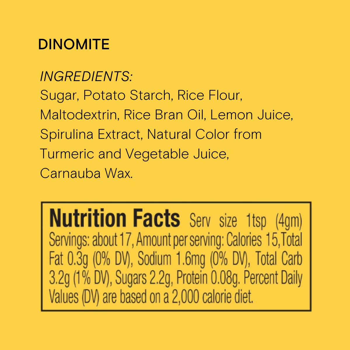 Supernatural Dye-Free Dinomite Sprinkles
