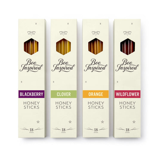 Bee Inspired Blackberry Blossom Honey sticks - 18 sticks