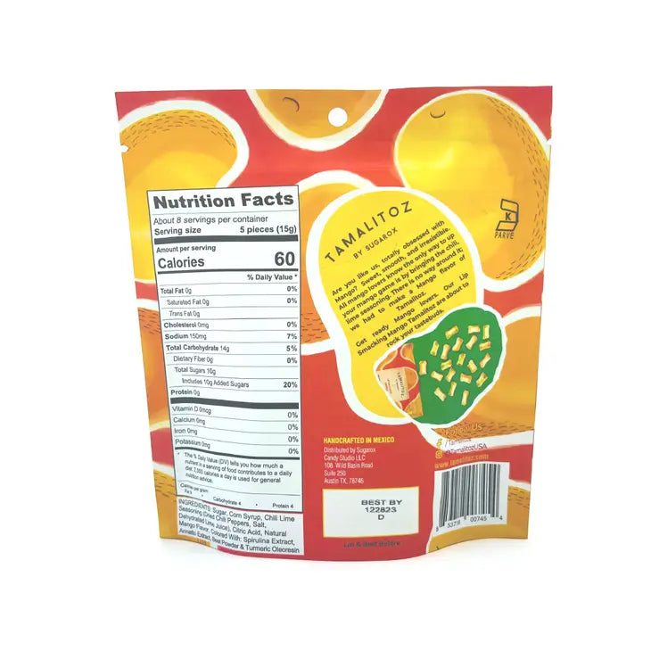 Lip Smacking Mango Tamalitoz Candy