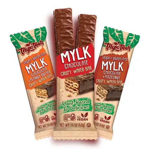Made in Israel - Gluten Free Vegan Mylk Chocolate Wafer Bars: Classic -BUY 6 GET 3 FREE!!!!