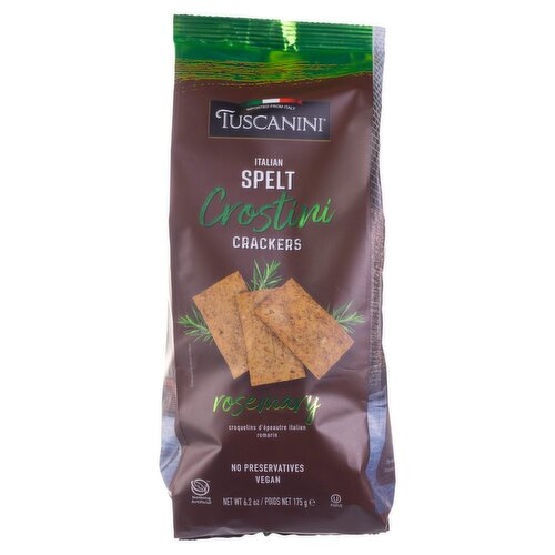 Tuscanini spelt crostini crackers