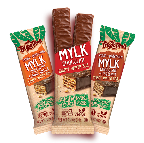 Made in Israel - Gluten Free Vegan Mylk Chocolate Wafer Bars: Classic - 1 bar  bb date: may  2024