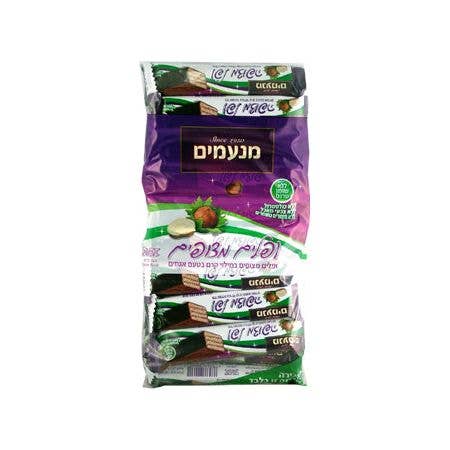 Made in Israel - Chocolate Coated Wafer Snacks Hazelnut Flavor - 40 pcs (27 cents each)