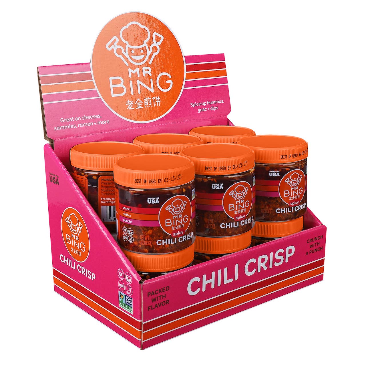 MR BING FOODS - Mr Bing Spicy Chili Crisp, 4 oz