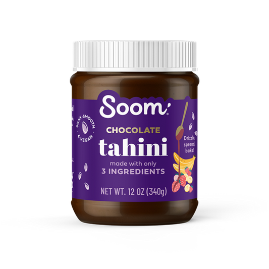 Bb date; sept 2025 Made in Israel Soom Foods - Chocolate Tahini
