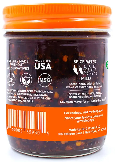 Mr Bing Chili Crisp Mild