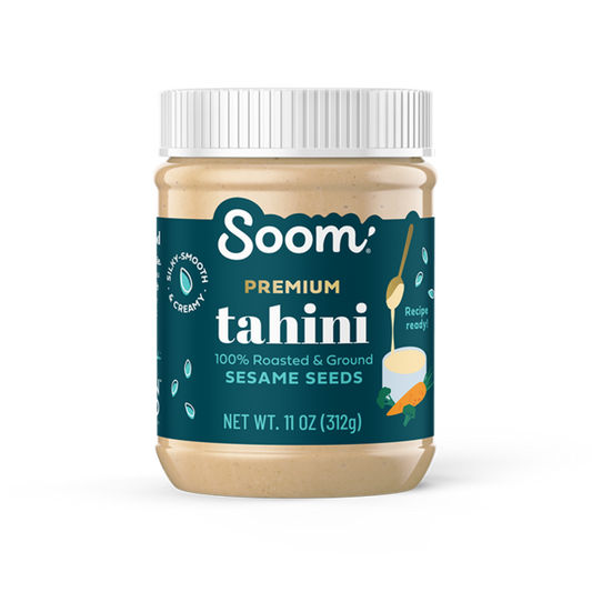 Bb date: sept 2025 Made in Israel - Soom Foods - Premium Tahini
