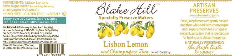 Blake Hill Lisbon Lemon and Champagne Jam