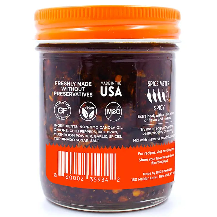 Mr. Bing Spicy Chili Crisp 7 oz