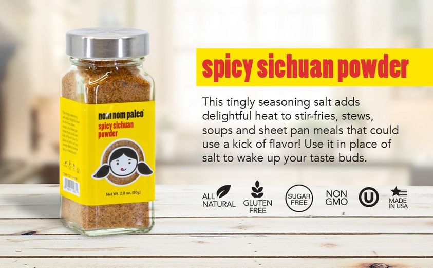 Nom Nom Paleo - Spicy Sichuan powder - 2.6 oz French Jar bb: November 2024