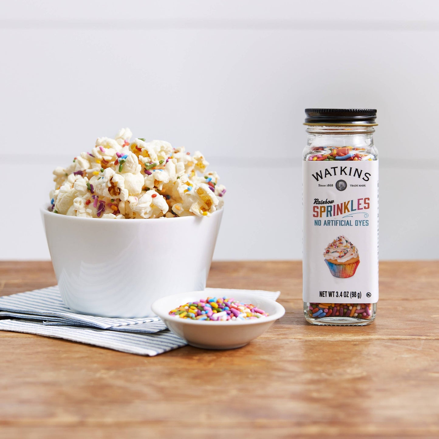 The Watkins Co. - Rainbow Decorating Sprinkles 3.4 oz DYE FREE!