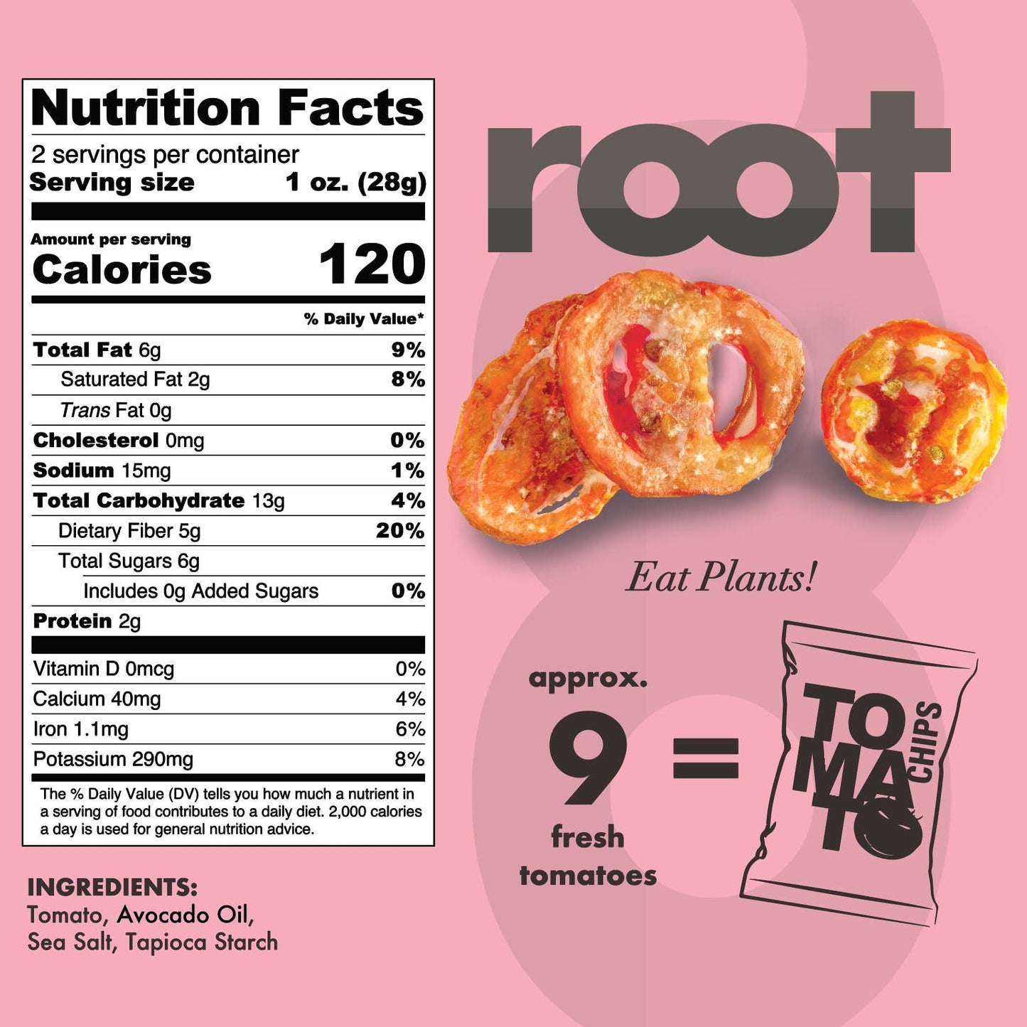 Root Foods - Tomato Chips