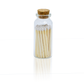 Chandler Studio - Small Match Bottles - Safety Matches in Jars - White: 20 Matchsticks Jar