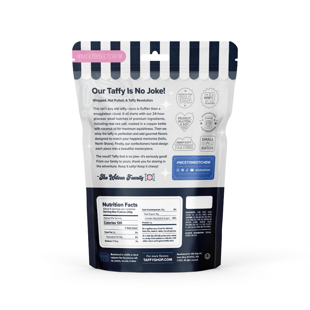 Taffy Shop - Expresso Yourselfo™ Taffy (Espresso+Cream+Vanilla+Caramel): Personal (7oz)