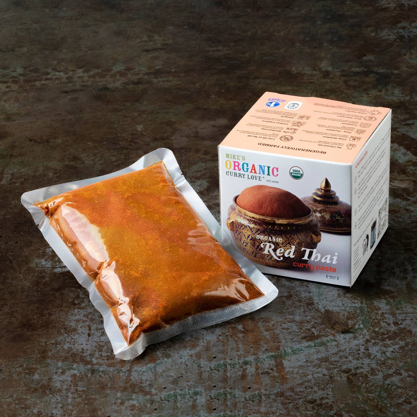 Mike's Organic Curry Love - Biodynamic Red Thai Curry Paste - Restaurant size
