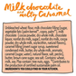Michel et Augustin - 1 case of 18 Bars of Milk Chocolate and Caramel cookie