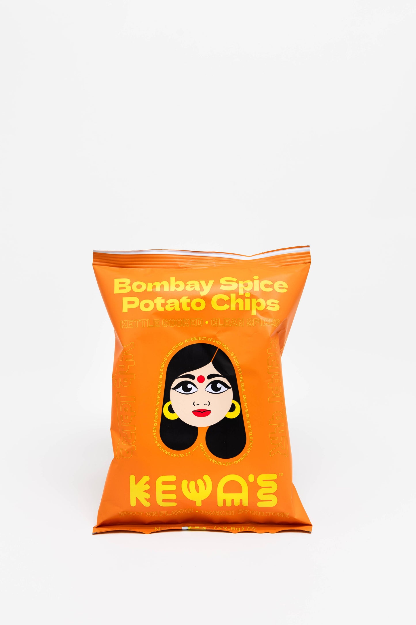 Keya's Snacks - Bombay Spice Masala Potato Chips 1.5 oz case (24 pack)