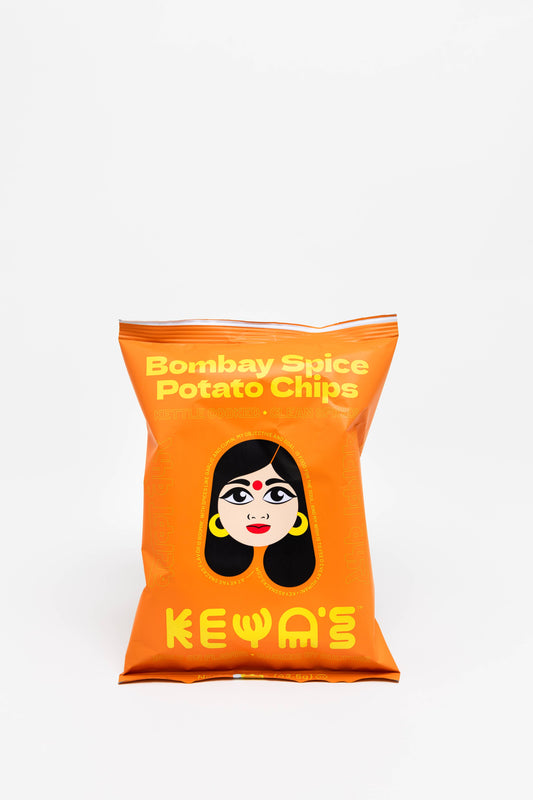 Keya's Snacks - Bombay Spice Masala Potato Chips 1.5 oz case (24 pack)