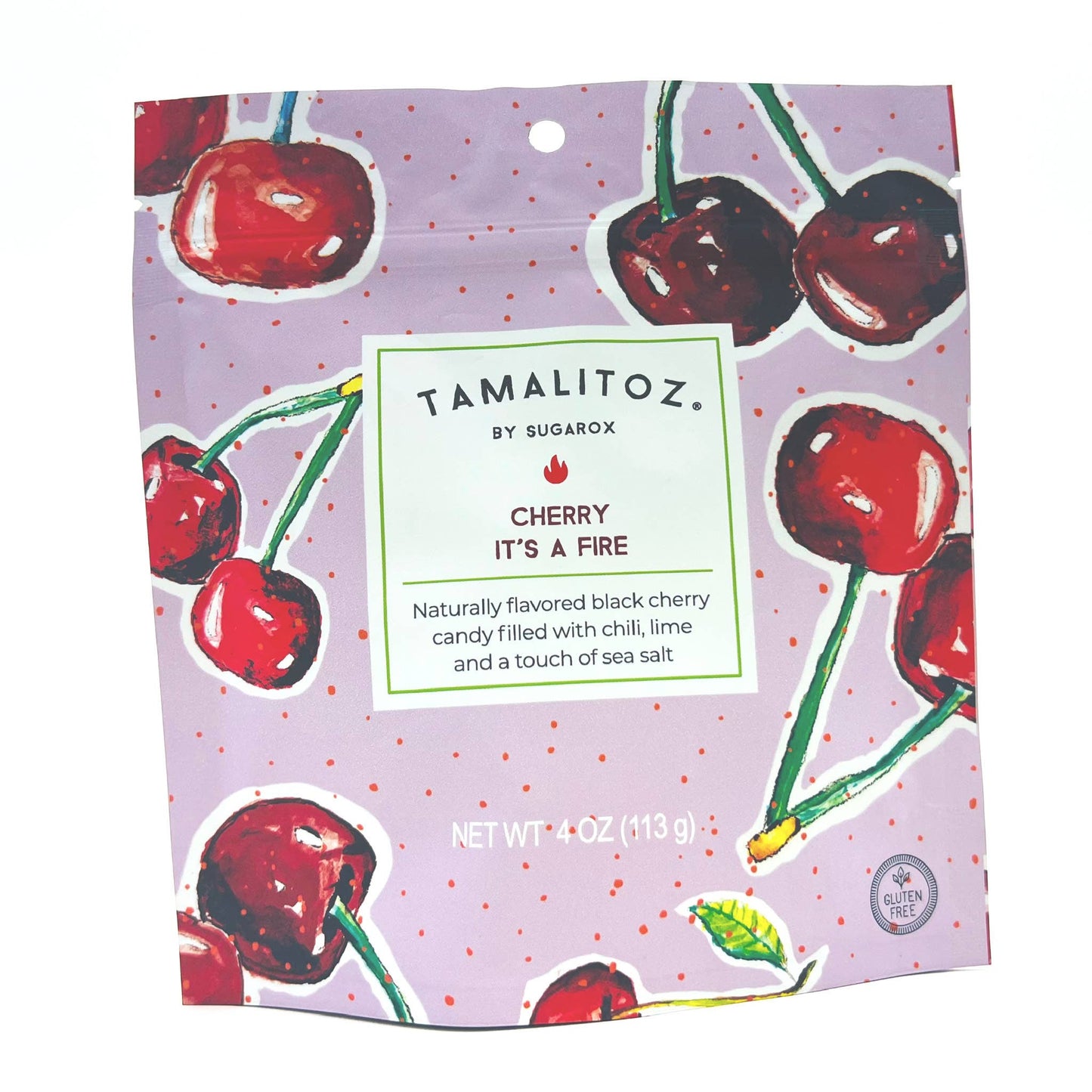 Sugarox Candy Studio LLC - CHERRY IT'S A FIRE TAMALITOZ CANDY 12 CT