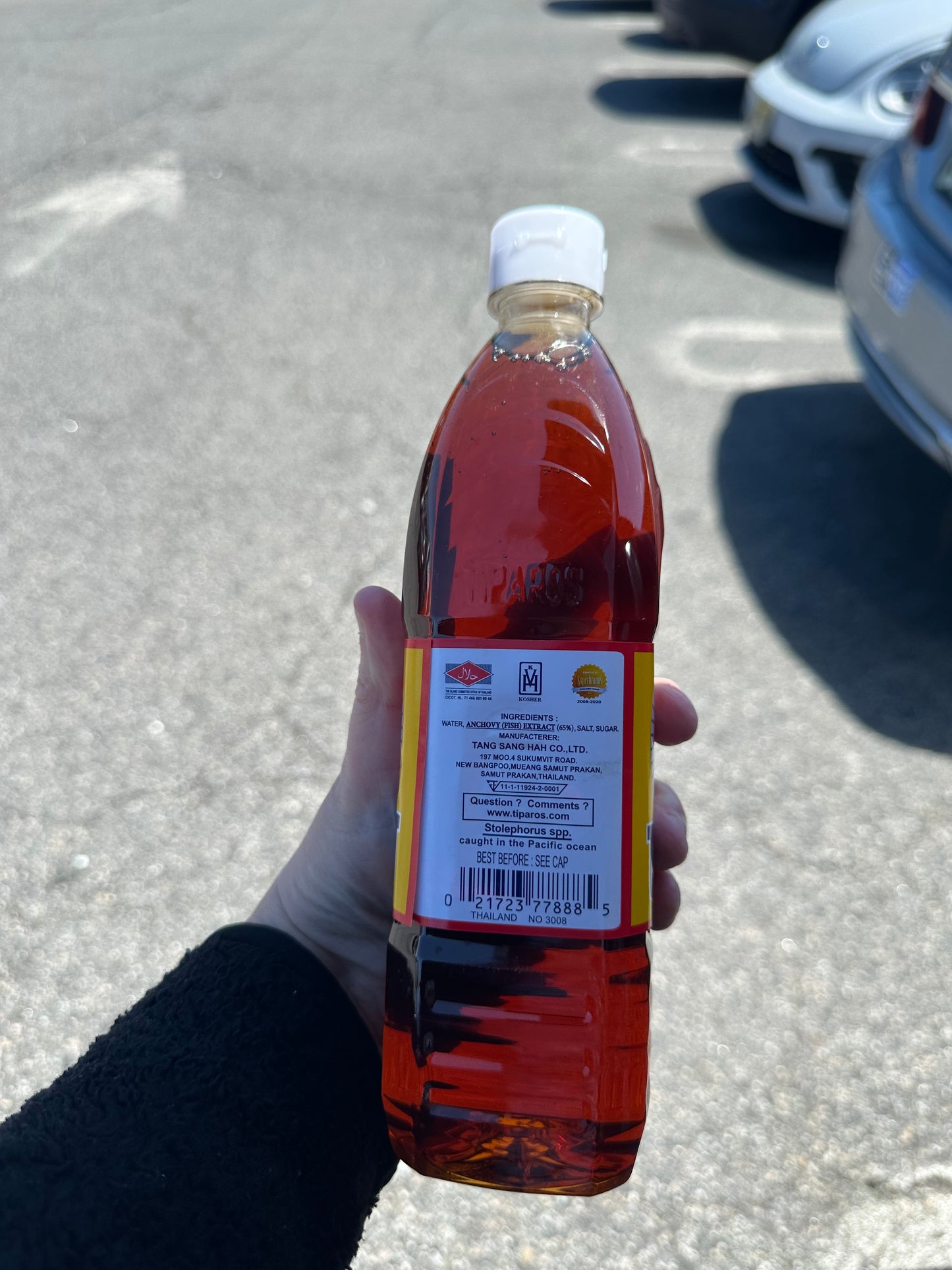 KOSHER Tiparos nam pla - 23 oz bottle