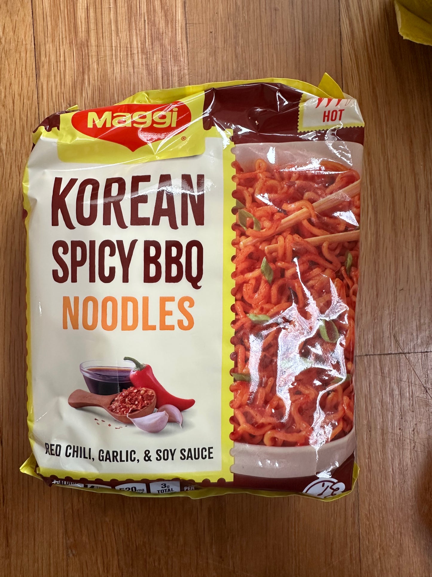 Maggi Korean Spicy BBQ Noodles