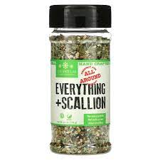The Spice Lab Everything + Scallion Seasoning – 4.6 oz Shaker Jar BB DATE: JUNE 2023