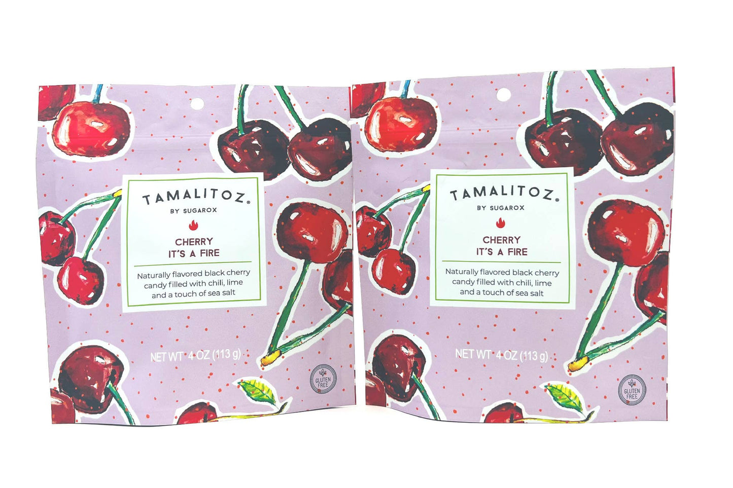 Sugarox Candy Studio LLC - CHERRY IT'S A FIRE TAMALITOZ CANDY 12 CT