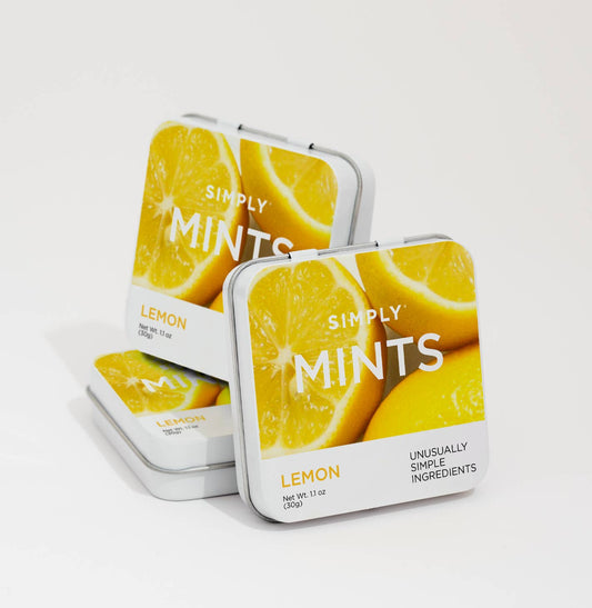Simply Gum - Simply Mints - Lemon | Pack of Six
