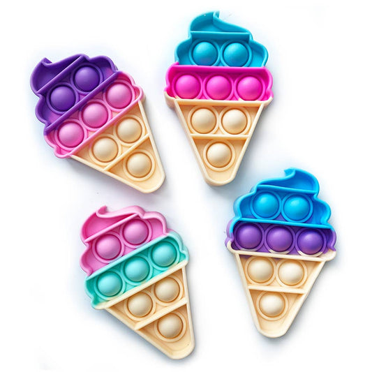 Top Trenz Inc - OMG Pop Fidgety - Mini Ice Cream Cone  Pack Set