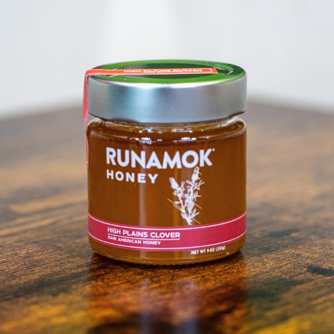 Runamok High Plains Clover Raw American Honey 9oz