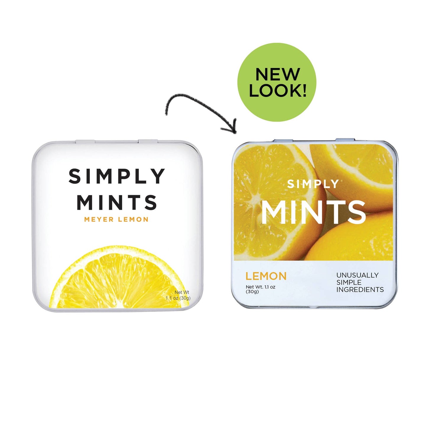 Simply Gum - Simply Mints - Lemon | Pack of Six