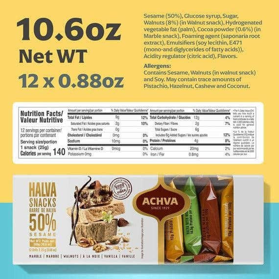 Galil Brands - Halva Snack Gift box | Achva | 10.5 oz