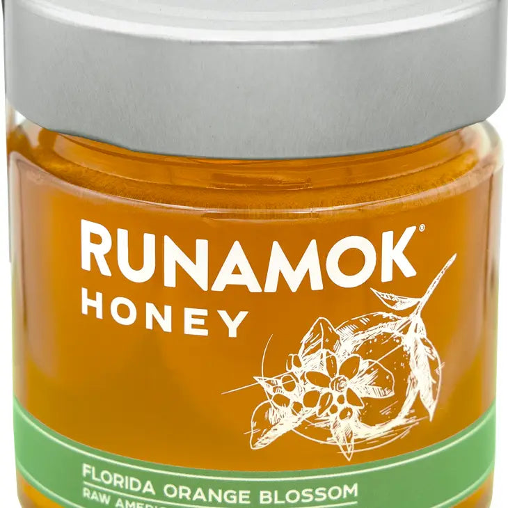Runamok Florida Orange Blossom Raw American Honey 9oz